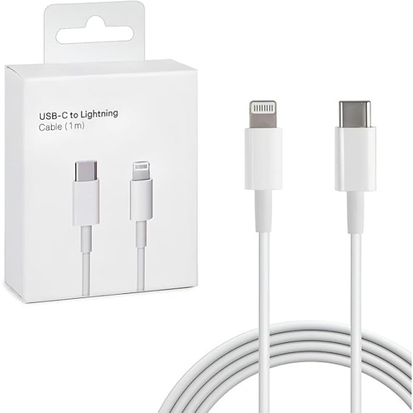CABO DADOS  IPHONE APPLE TIPO C 1M BRANCO USB-C / TO LIGHTINING