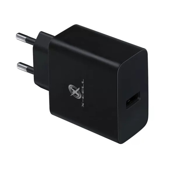 CARREGADOR  TURBO TOMADA USB A  30W PRETO X-CELL MODELO  XC-UR37  4.0  PRETO