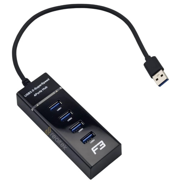 HUB 4 PORTAS USB 3.0 JCHUB304 MARCA F3