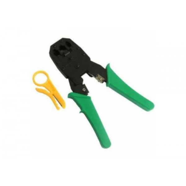 ALICATE CRIMPADOR E CORTADOR PARA RJ45 RJ11 RJ8 OB-315
